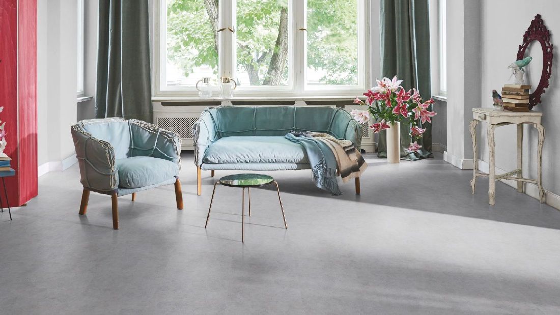 Parador Vinylboden Trendtime 5.50 Beton grau Großfliese 4V