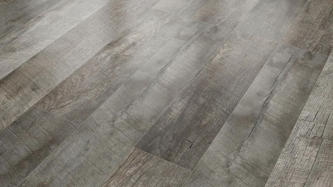 Classen Laminat Extravagant Tradition Eiche Hartford anthrazit 1-Stab Landhausdiele 4V