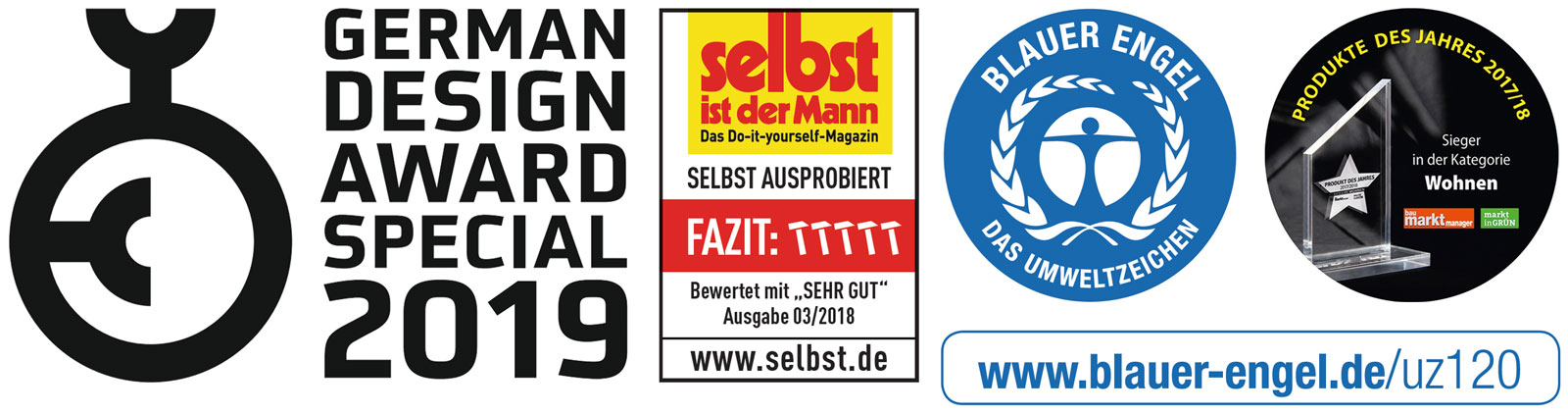 Classen NEO Vario Fliese 30/60 Wasserfest Bianco 4V Logo