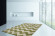 Kurzflorteppich Grün und Elfenbein ZICKZACK Design Höhe 10 mm R Kurzflorteppich Grün und Elfenbein ZICKZACK Design Höhe 10 mm R