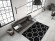 Kurzflorteppich Modern Schwarz mit Elfenbein QUADRAT UND ACHTECK Höhe 10 mm R Kurzflorteppich Modern Schwarz mit Elfenbein QUADRAT UND ACHTECK Höhe 10 mm R