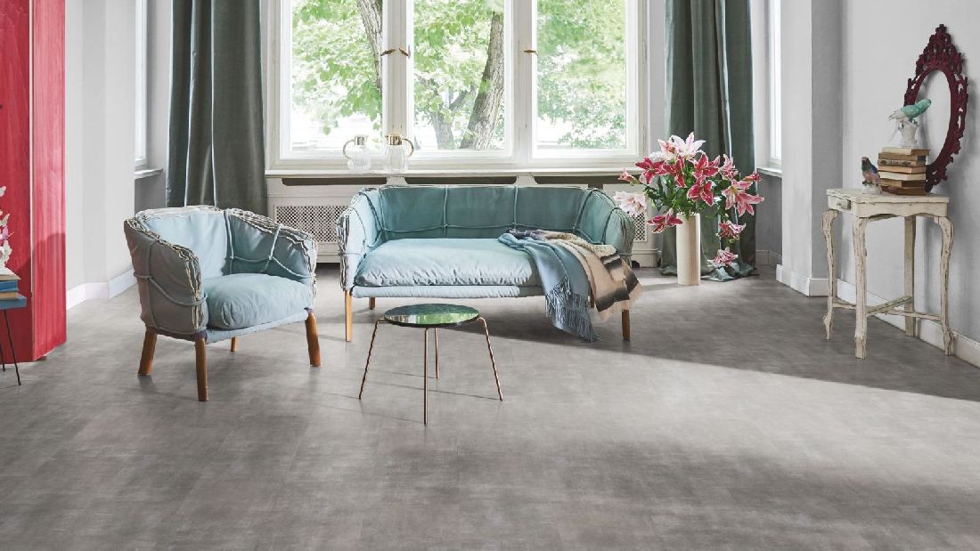 Parador Vinyl Basic 4.3 Mineral black Fliese R10