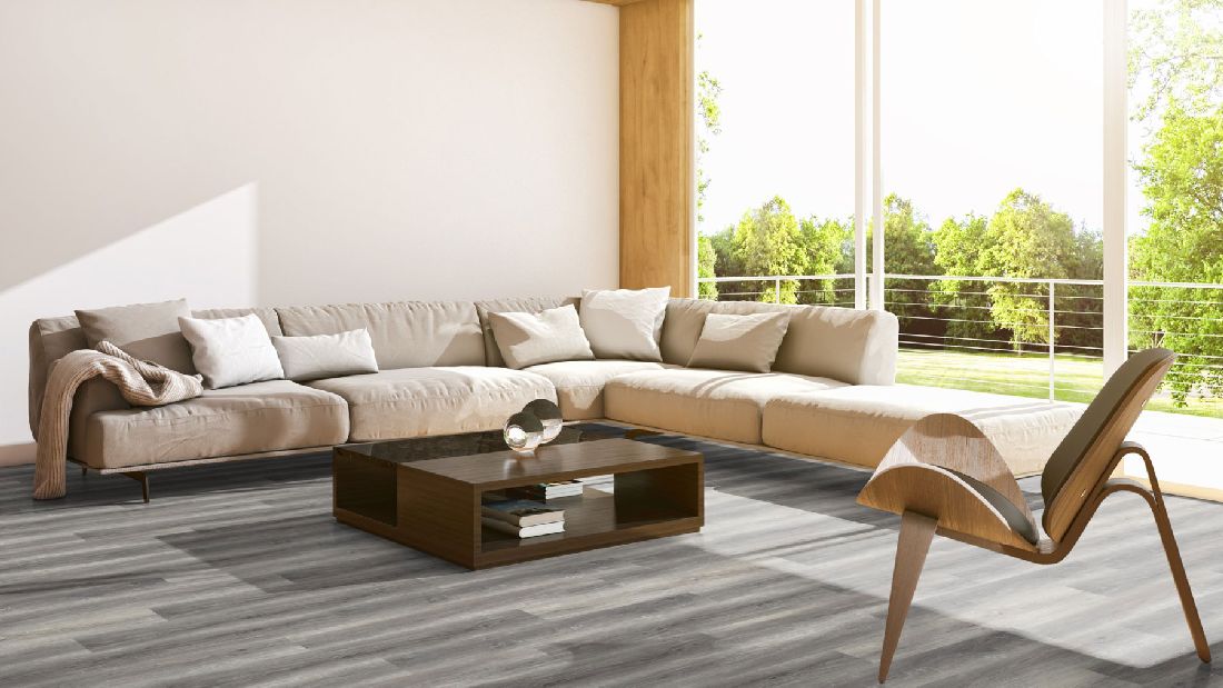 Skaben Vinyl Design Rhino Click 30 Pure Oak Grey 1-strip M4V incl. insulation