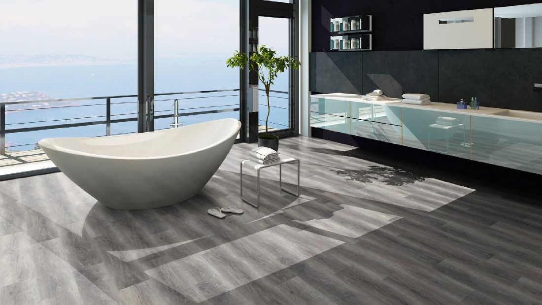 Skaben Vinyl Design Rhino Click 30 Pure Oak Grey 1-strip M4V incl. insulation