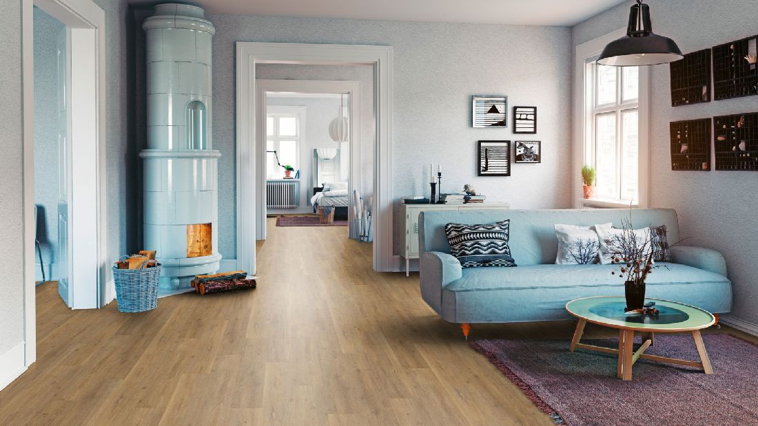 Skaben Design Suelo Vinilo Rhino Click 30 Royal Oak Natural 1-lama M4V Impacto Aislamiento Acústico