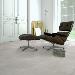 Skaben vinyl floor solid Life Click 30 cement pearl tile to click