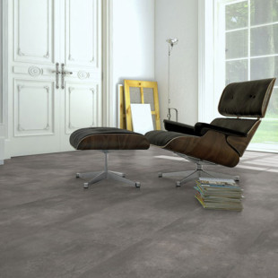 Skaben vinyl floor solid Life Click 55 cement natural tile 4V to click