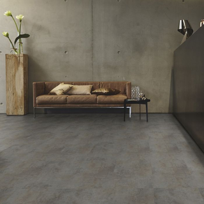 Tarkett Sol design iD Inspiration Click 55 Oxide Steel Carrelage 4V main product photo