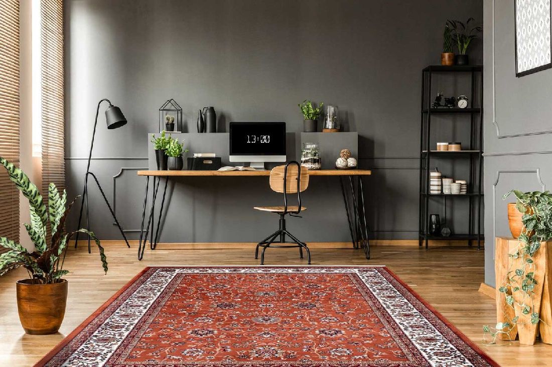 Teppich ORIENT ROT Klassisches Orientalisches Design Höhe 11 mm R