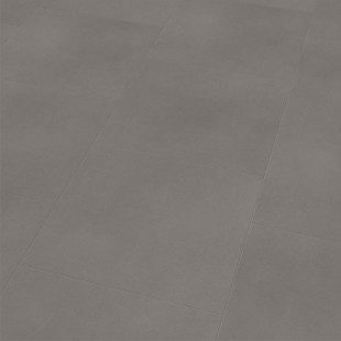 Wineo sol vinyle 800 Tile L Solid Grey carrelage à chants biseautés à coller