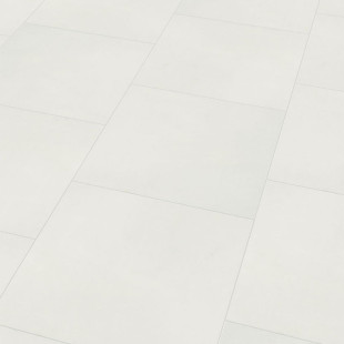 Suelo vinílico Wineo 800 Tile L Sólido Blanco con aspecto de baldosa biselada para pegar