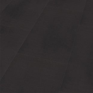 Suelo vinílico Wineo 800 Tile XL Sólido Negro con aspecto de baldosa borde biselado para pegar