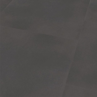 Suelo vinílico Wineo 800 Tile XXL Solid Dark tile look bevelled edge for gluing