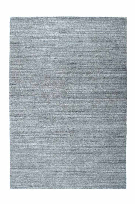 Wool carpet short pile carpet handmade SILVER light mottled height 13 mm main product photo