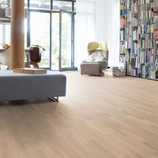 HARO Engineered Wood Flooring Puro 4000 Trend Oak Puro white 3-plank naturaLin plus