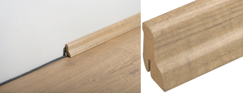 Wineo Sockelleiste 22/42 Amerikansicher Pekan Fußleiste 22x42x2400mm main product photo