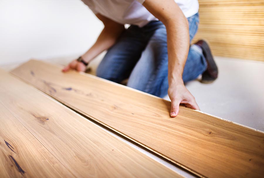 Laying parquet