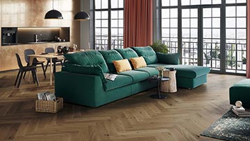 Herringbone parquet