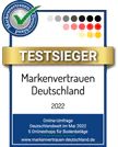 Testsieger Markenvertrauen Onlineshops für Bodenbeläge