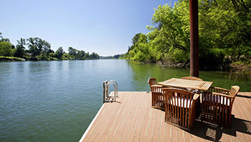 Wooden terrace