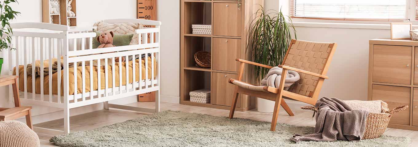 Parquet sur support HDF dans une chambre d'enfant