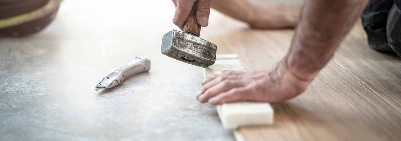 Pose de parquet de Meister