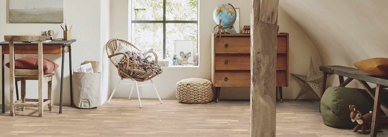 Parquet Tarkett dans une chambre d'adolescent