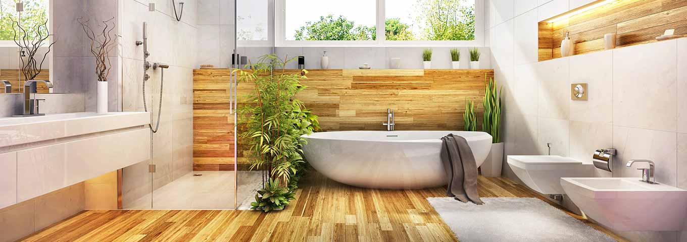 Parquet 3 frises pour salle de bain