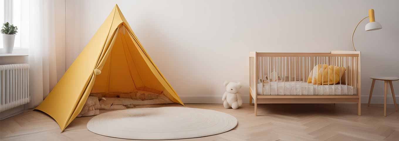 Teppiche Kinderzimmer rund Creme