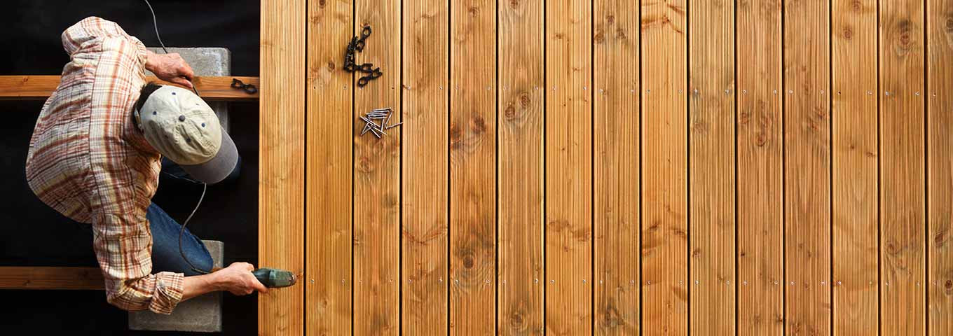 Accessoires de pose de lames de terrasse en bois